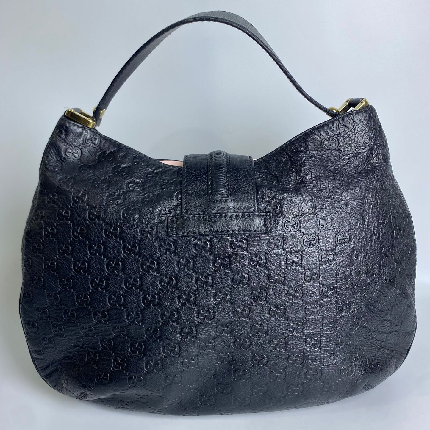 Gucci Guccissima Hobo Large Black
