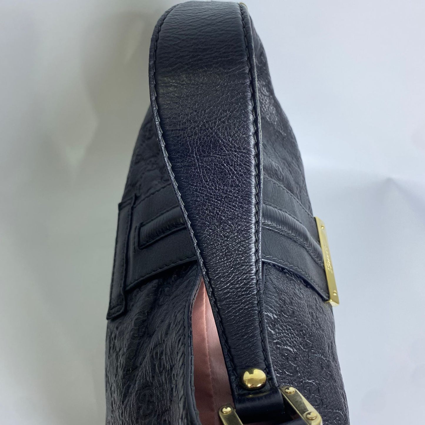 Gucci Guccissima Hobo Large Black