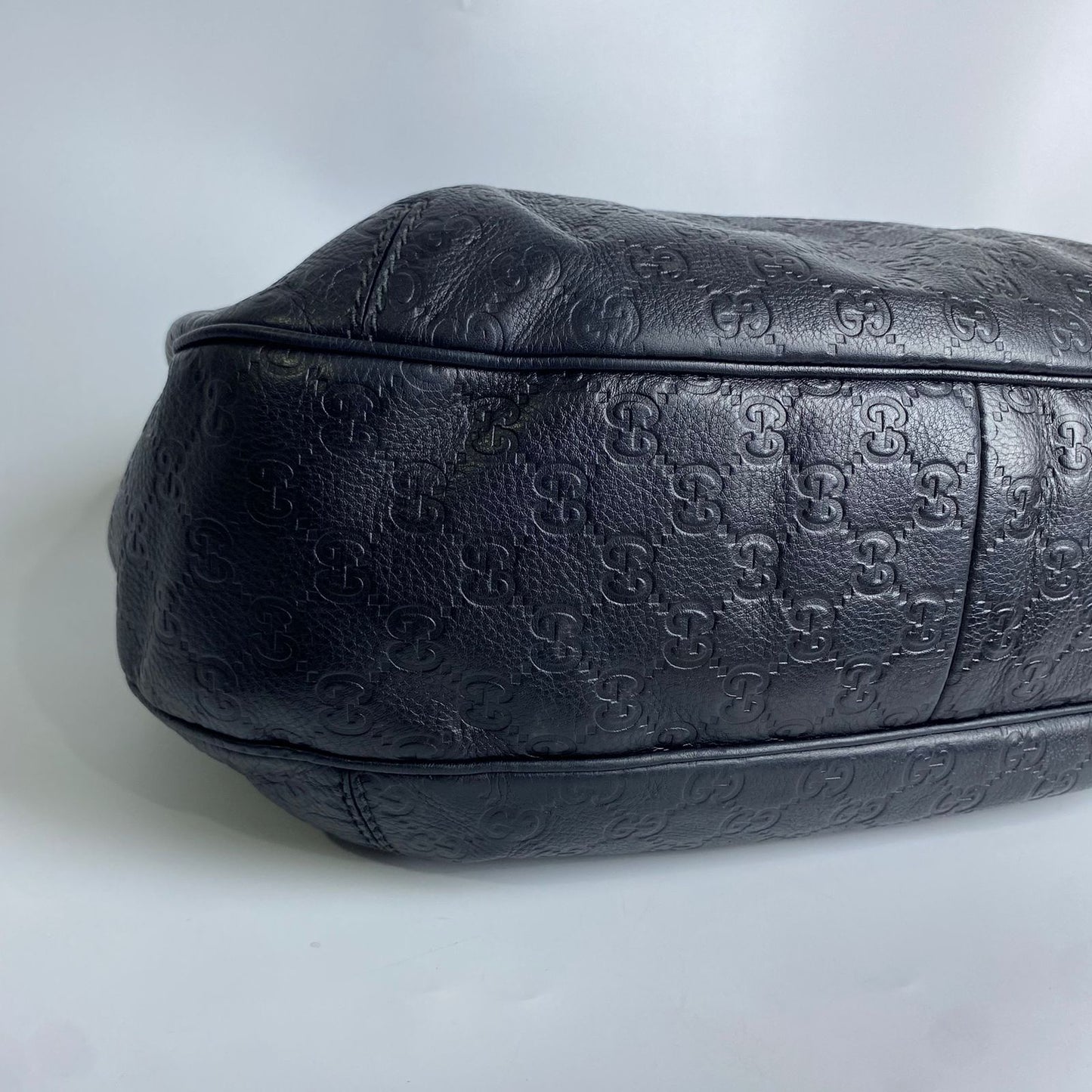 Gucci Guccissima Hobo Large Black
