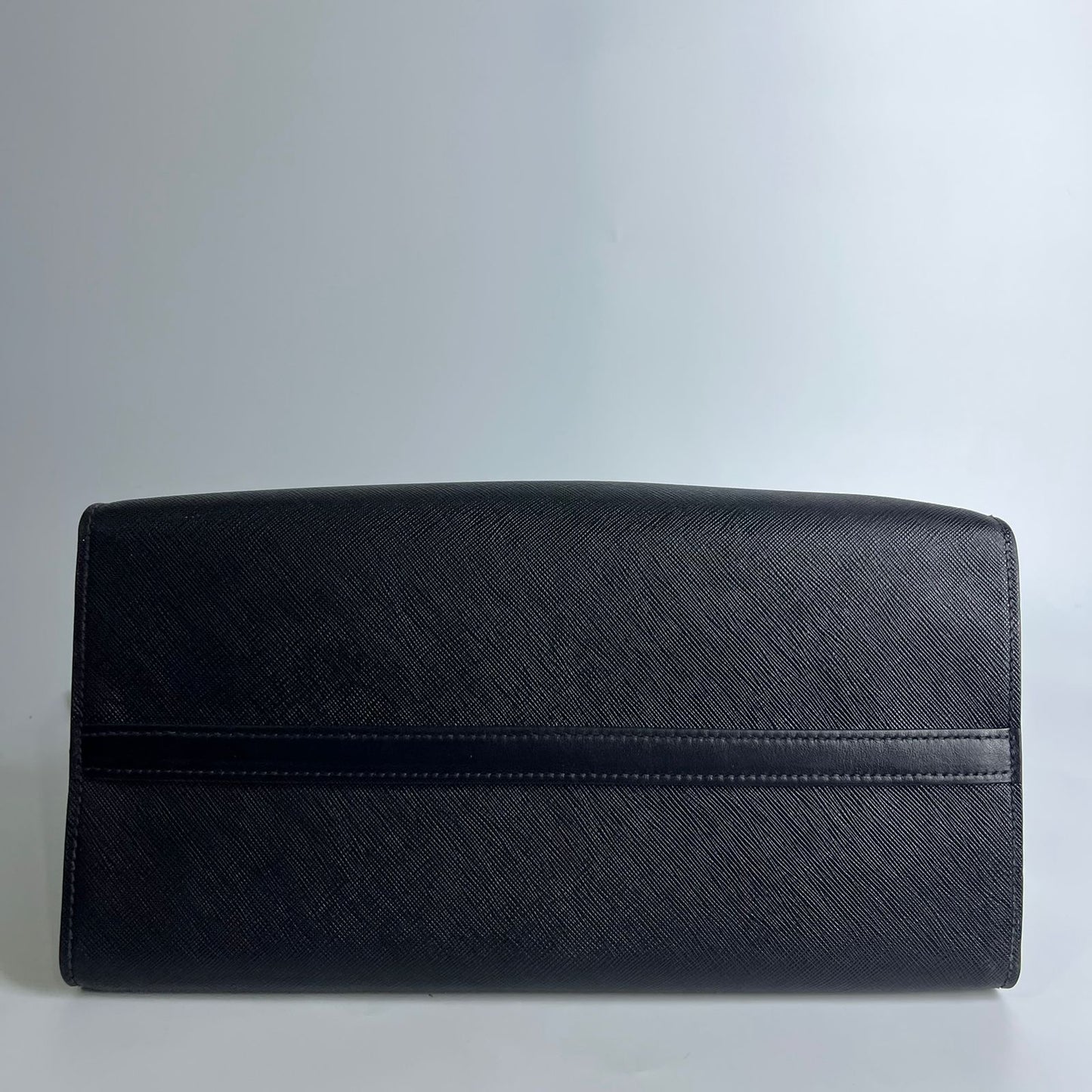 Prada Saffiano 2-Way Zip Black