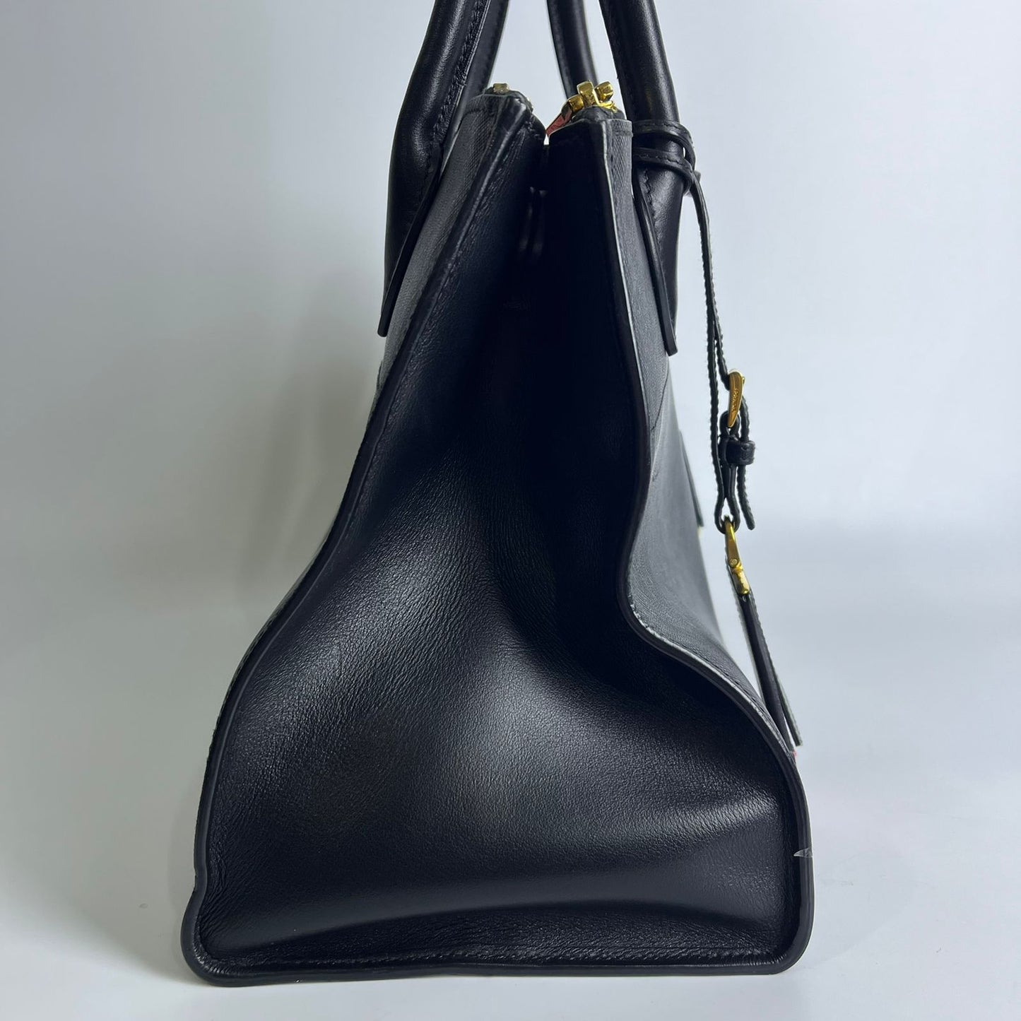 Prada Saffiano 2-Way Zip Black