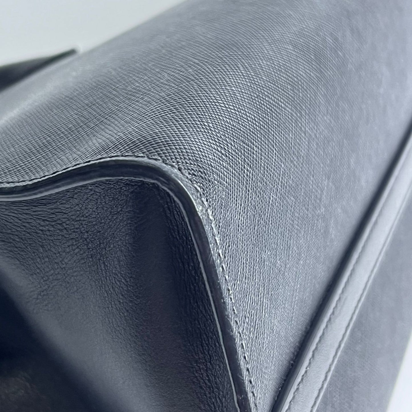 Prada Saffiano 2-Way Zip Black