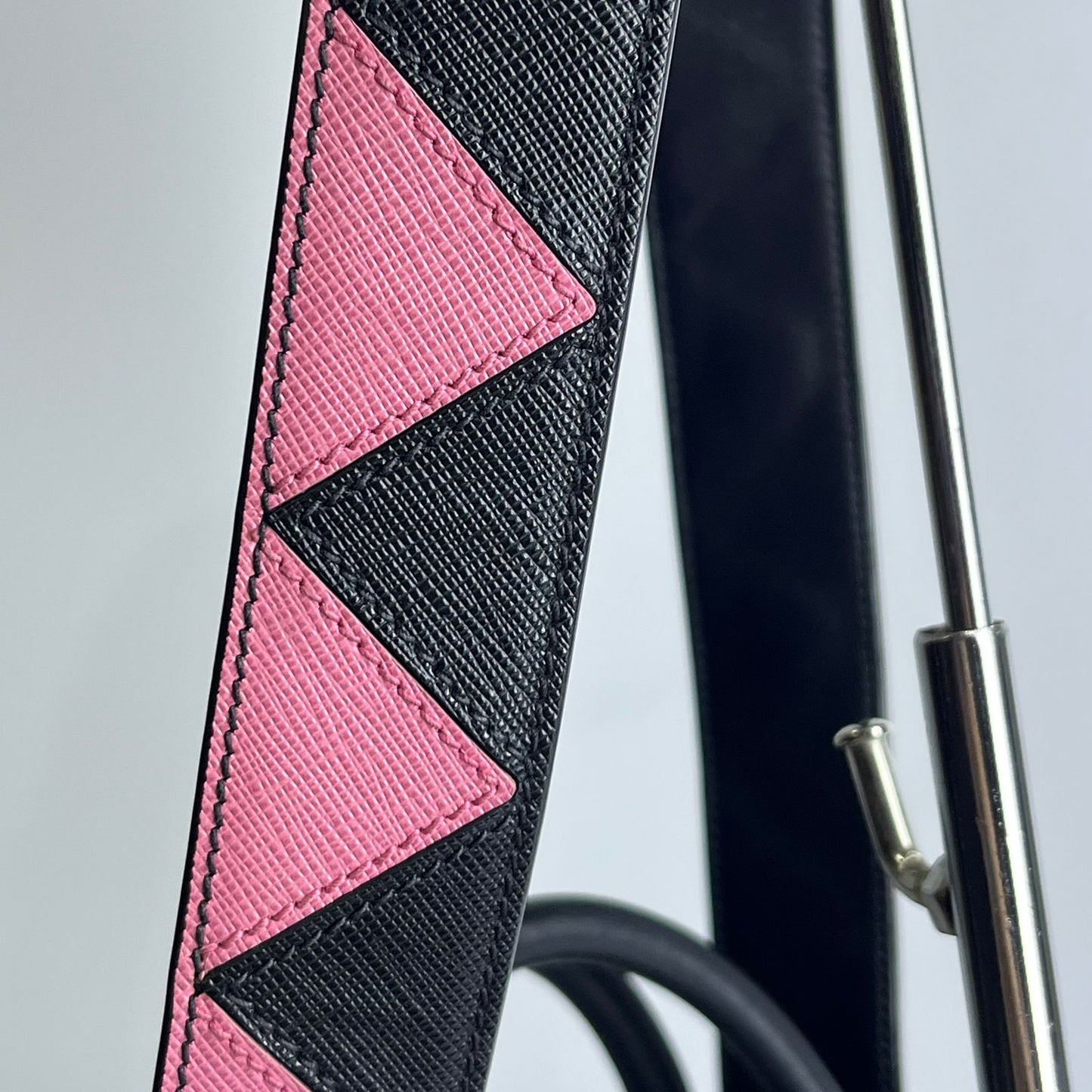 Prada Saffiano 2-Way Zip Black