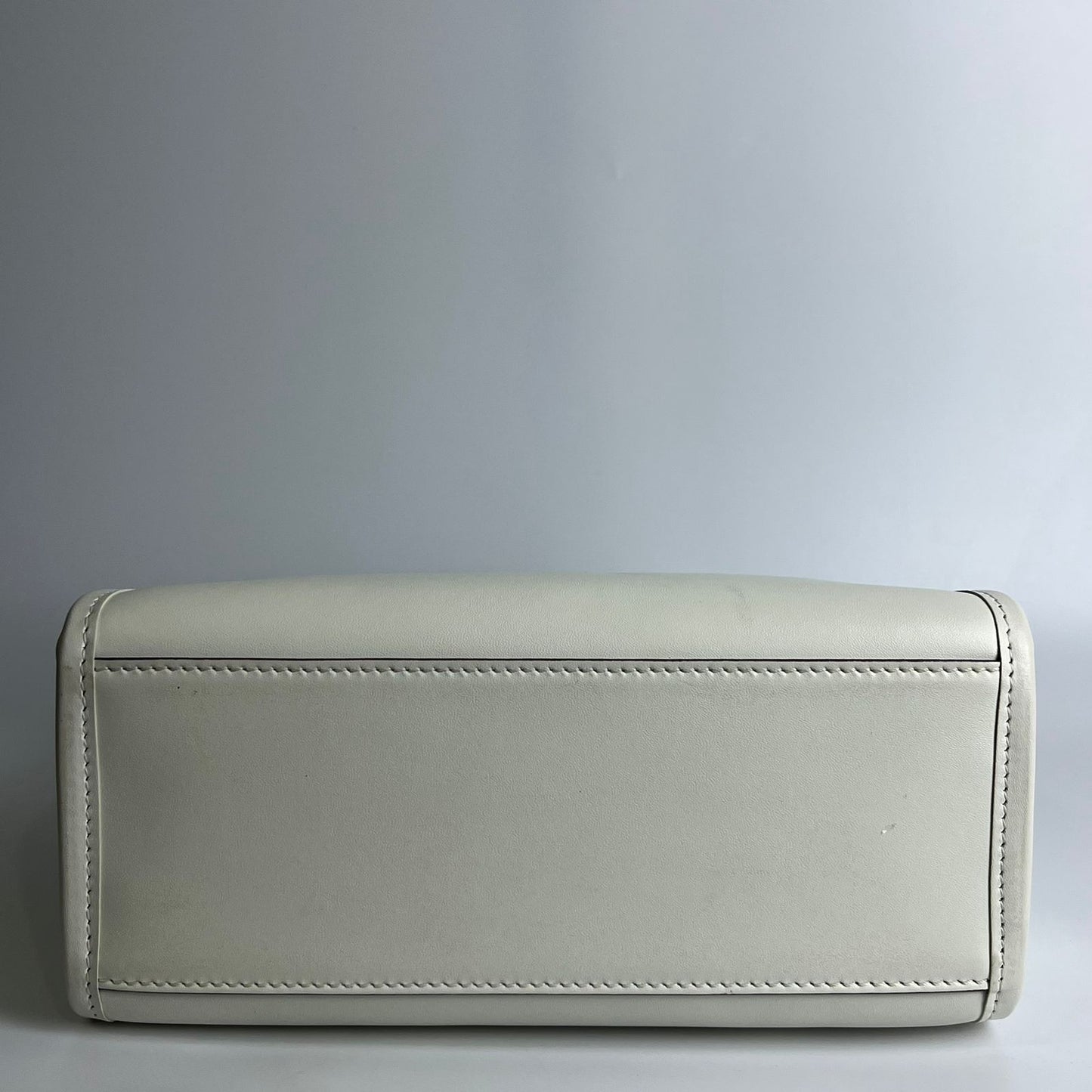 Fendi Sunshine Shopper Bag White, Tortoiseshell Plexiglass Handles