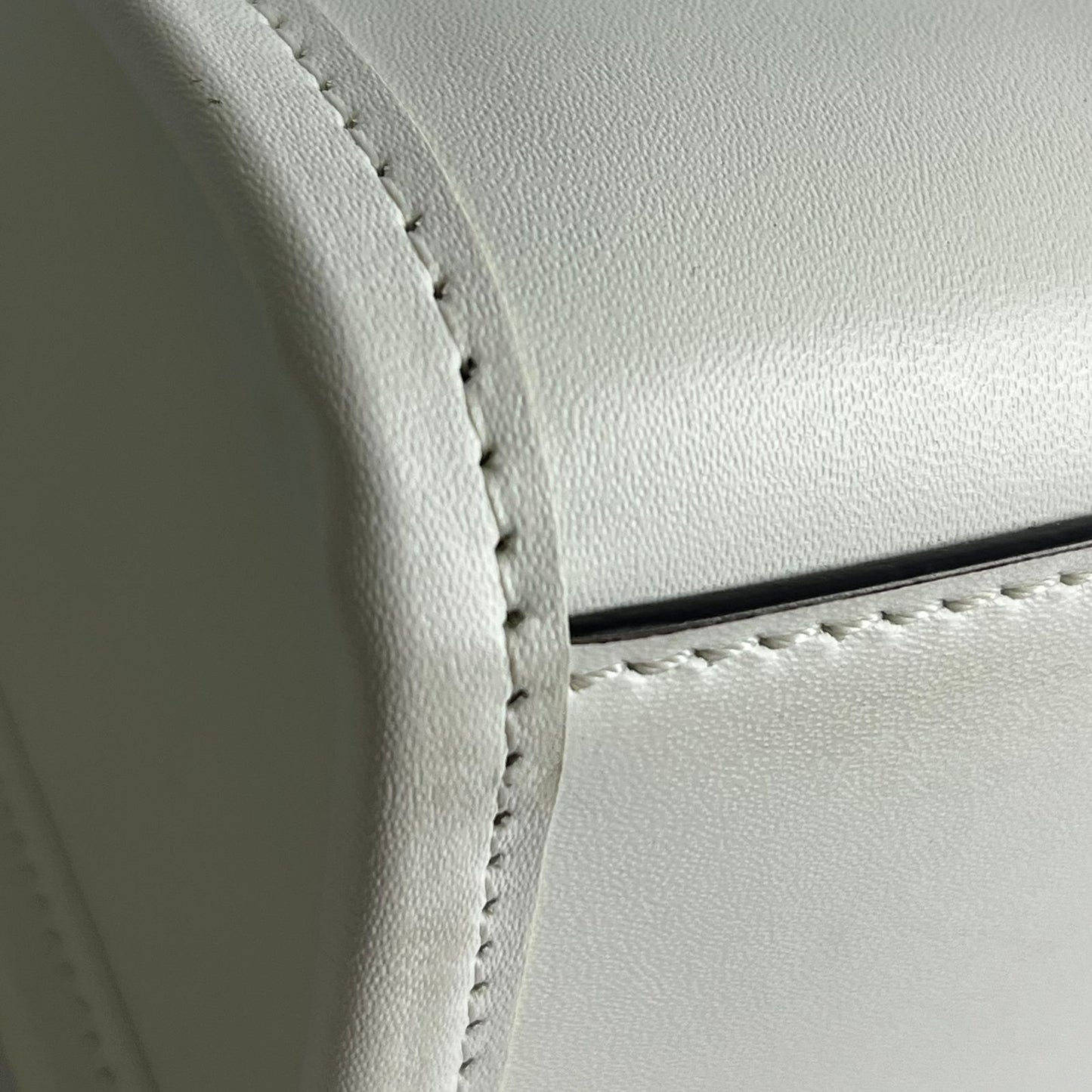 Fendi Sunshine Shopper Bag White, Tortoiseshell Plexiglass Handles