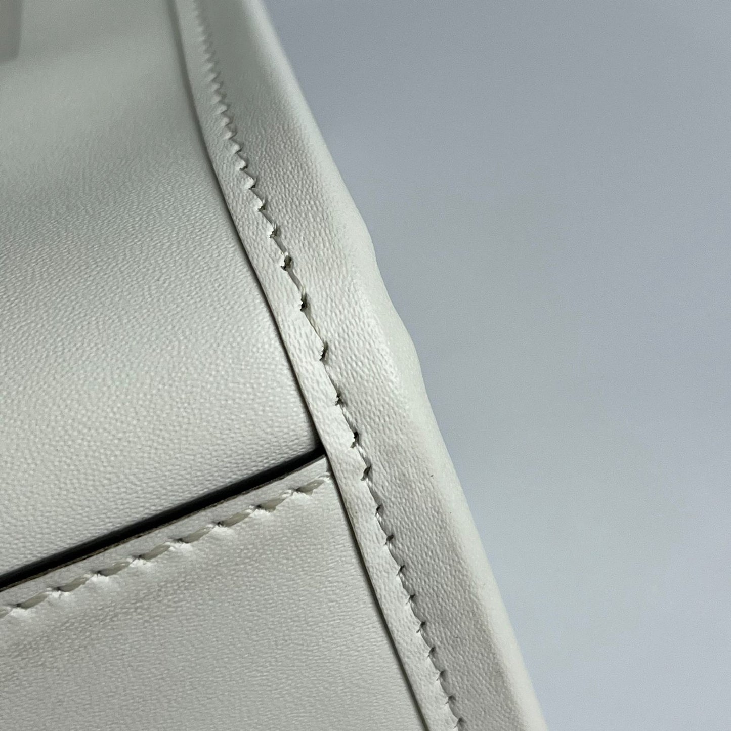 Fendi Sunshine Shopper Bag White, Tortoiseshell Plexiglass Handles