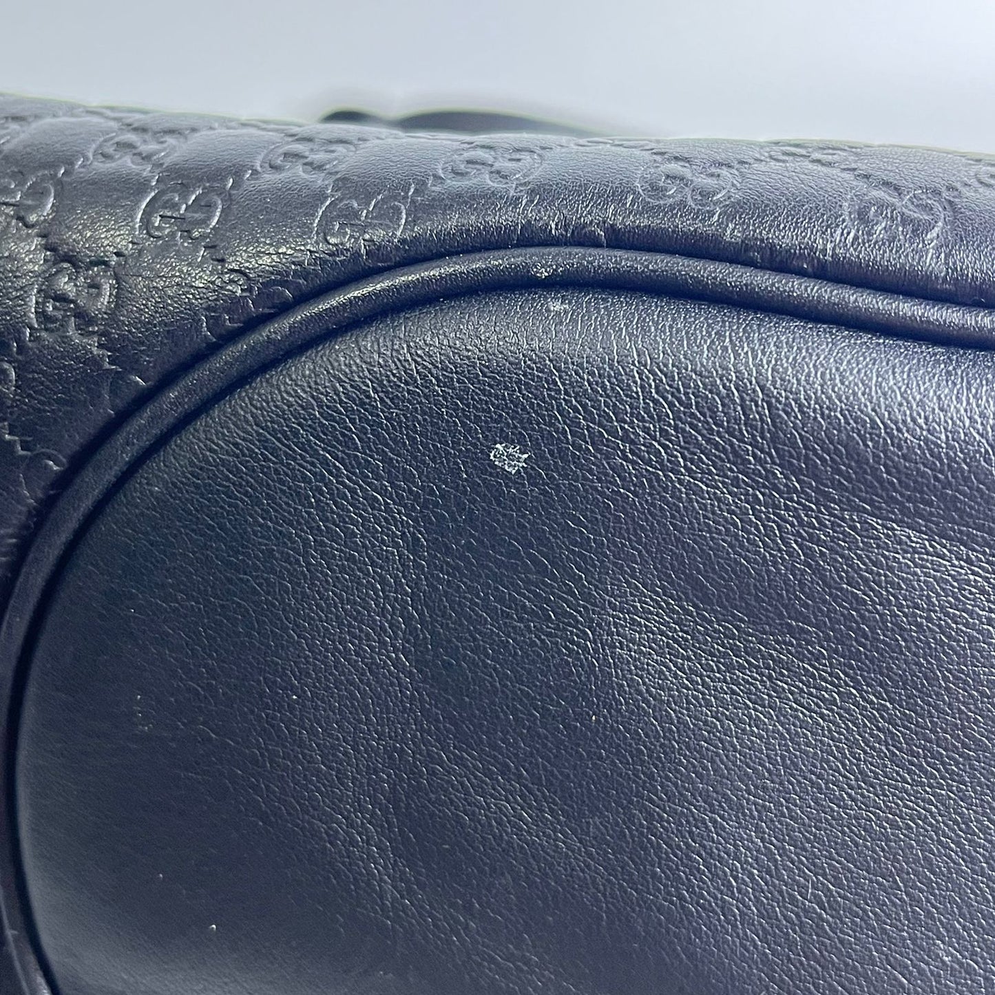 Gucci Microguccissima Hobo Bag Black