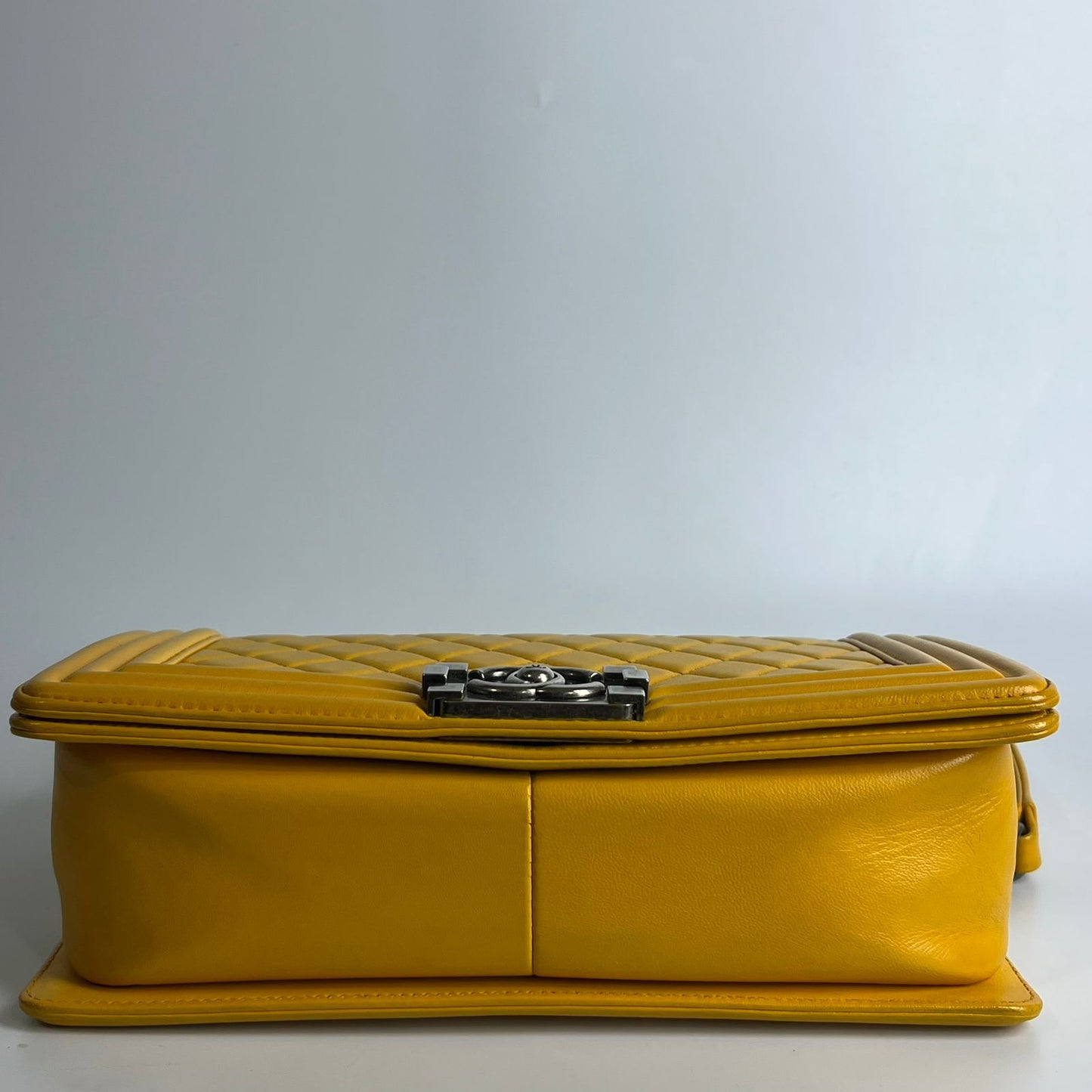 Chanel Le Boy Yellow, Ruthenium Hardware