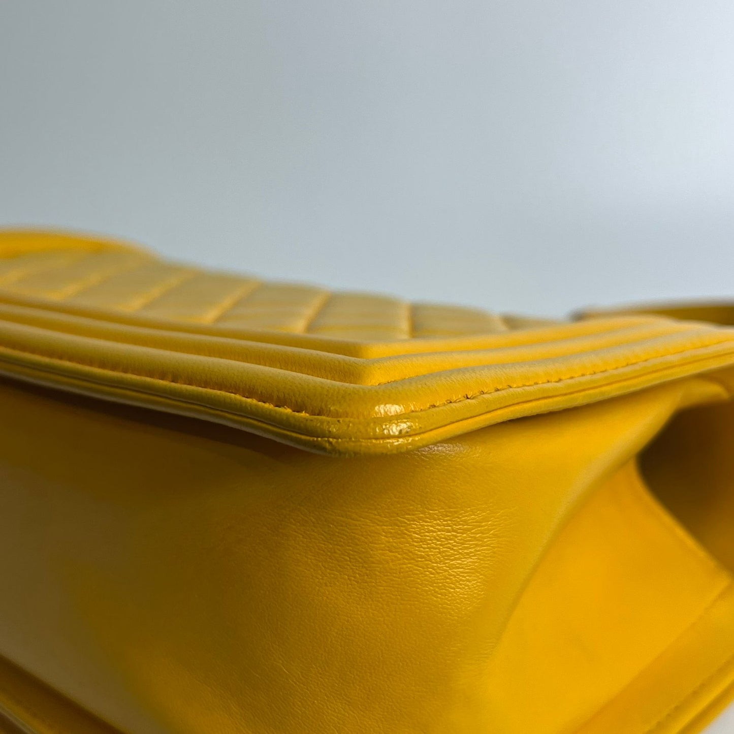 Chanel Le Boy Yellow, Ruthenium Hardware