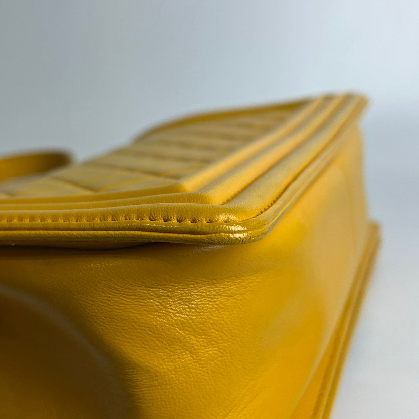 Chanel Le Boy Yellow, Ruthenium Hardware