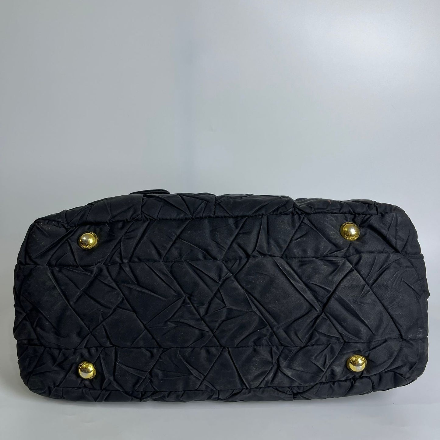 Prada Tessuto Nylon Quiltin Bauletto Black
