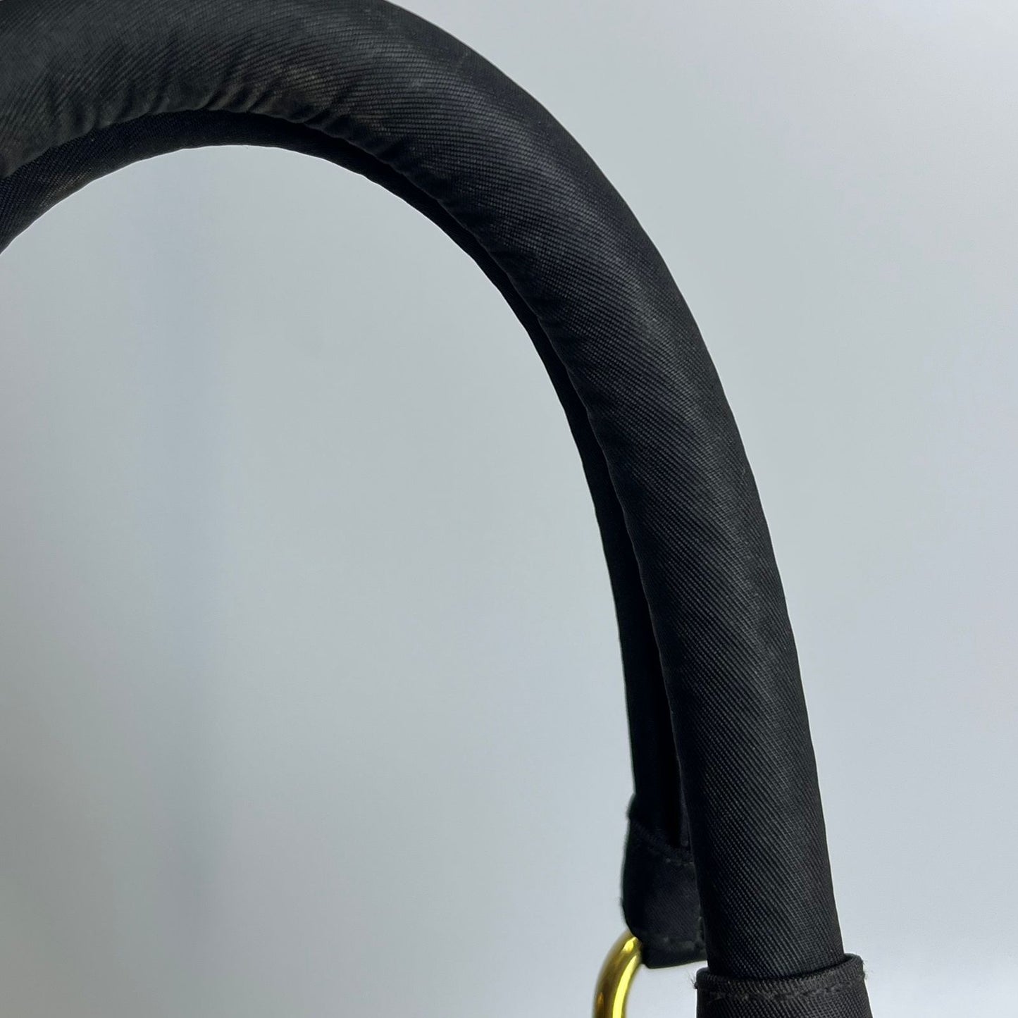 Prada Tessuto Nylon Quiltin Bauletto Black
