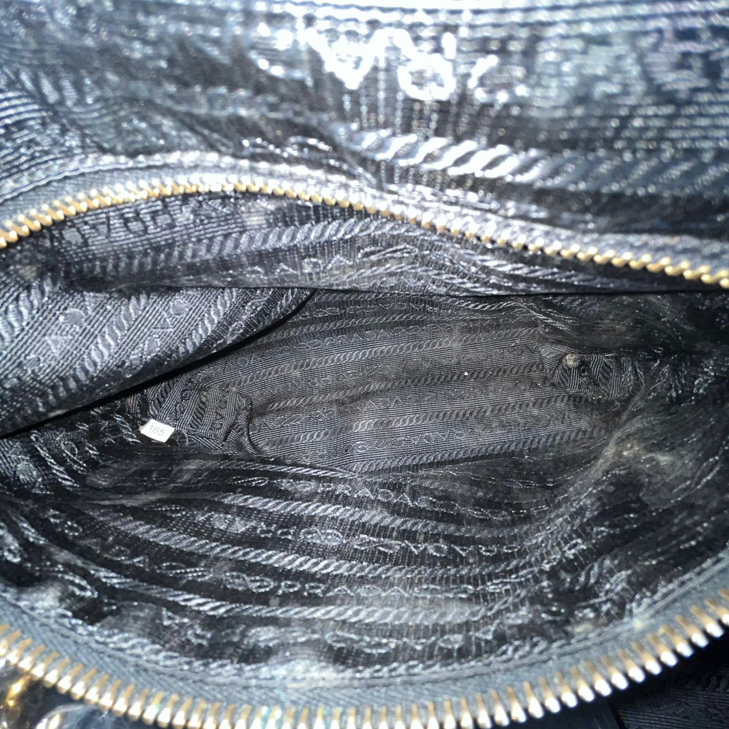 Prada Tessuto Nylon Quiltin Bauletto Black