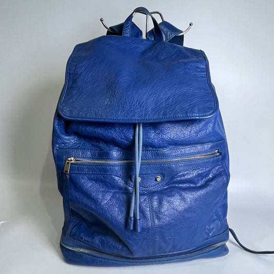 Balenciaga Traveler Backpack Blue