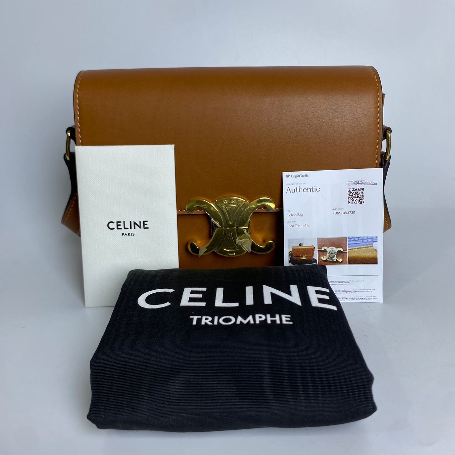 Celine Teen Triomphe Tan