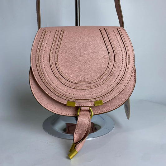 Chloe Small Saddle Bag Blossom Pink