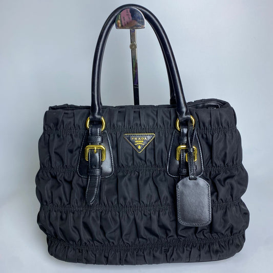 Prada Tessuto Gauffre Small Black
