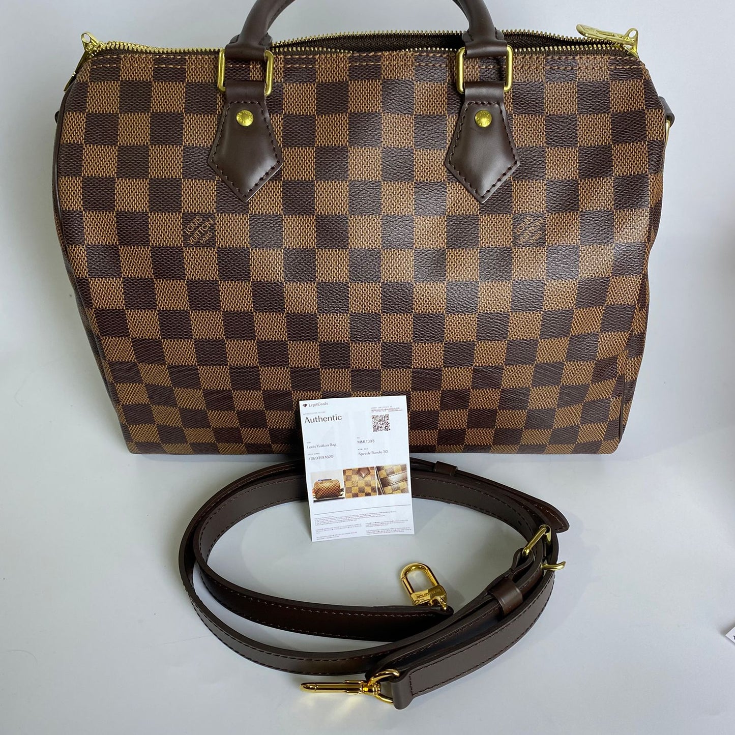 Louis Vuitton Speedy Bando 30 Damier Ebene