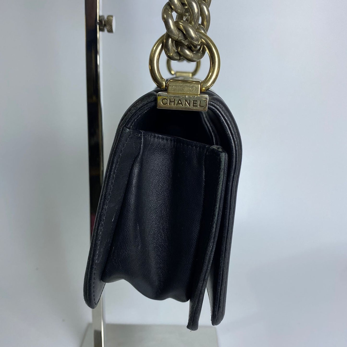 Chanel Mosaic Boy Flap Black and Multicolor