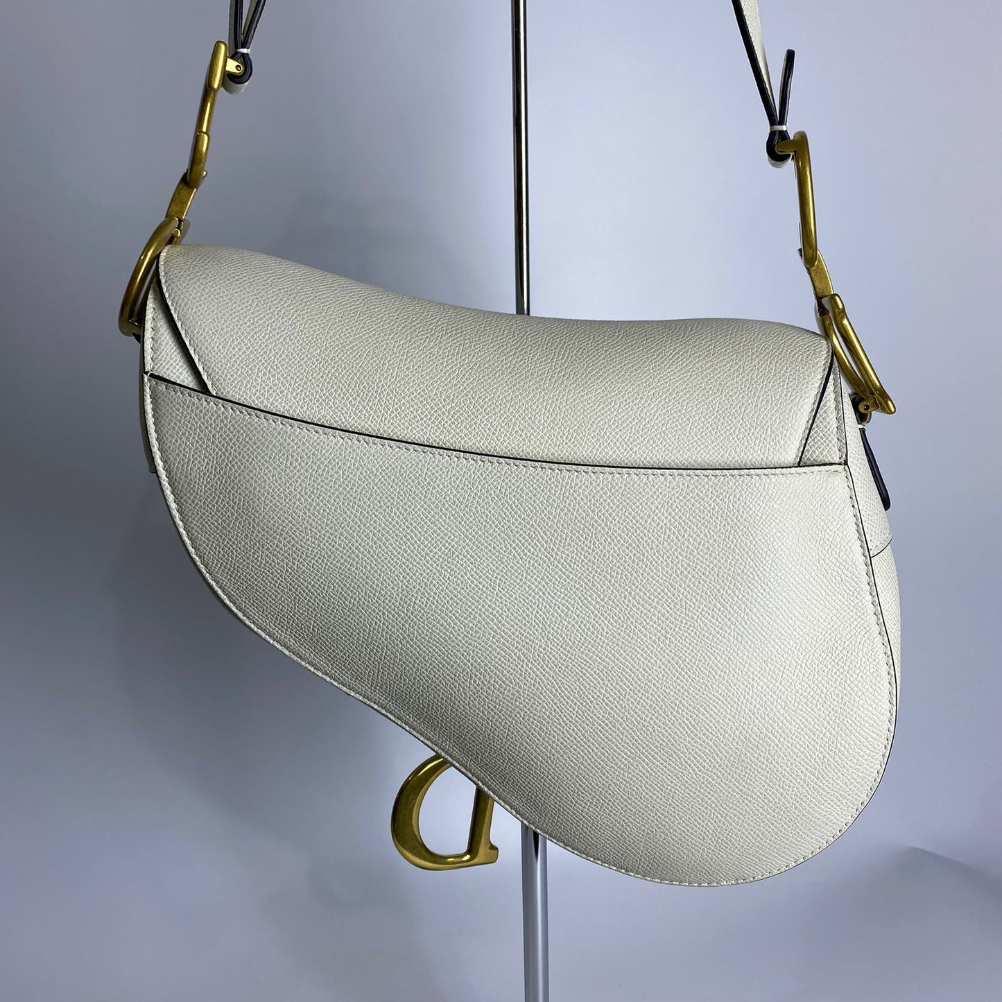 Dior Saddle White Bag White