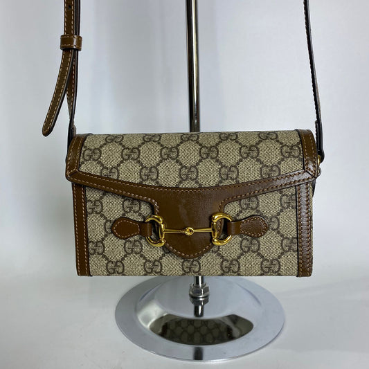 Gucci Horsebit Mini Bag In Beige