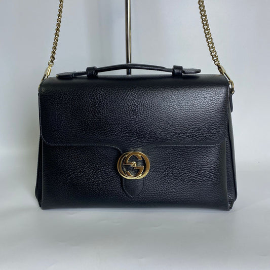 Gucci Interlocking Large Black
