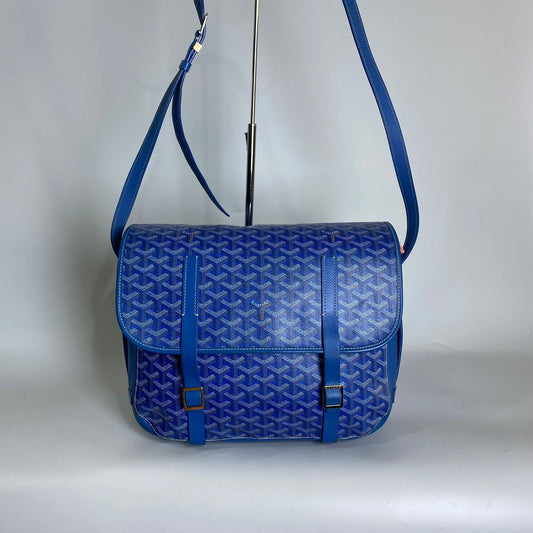 Goyard Beldevere Messenger Bag Blue