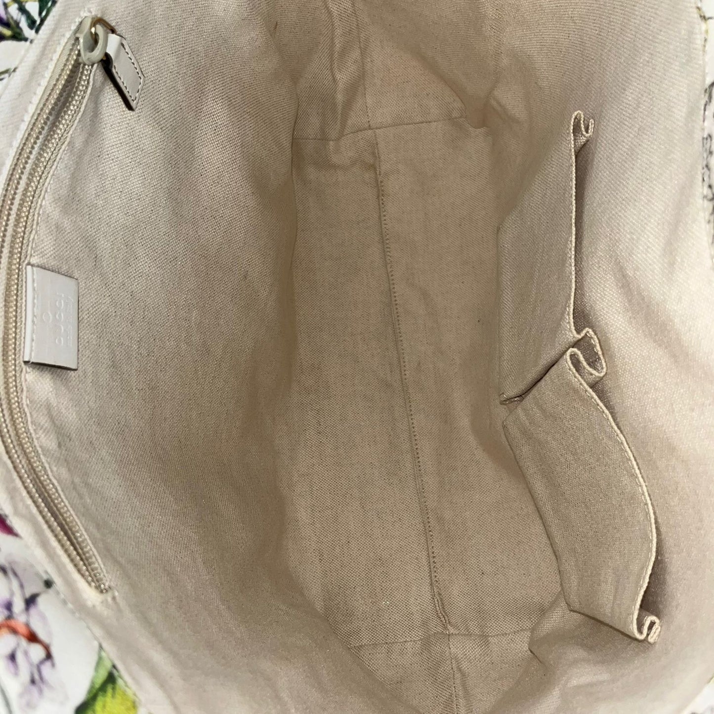 Gucci Flora Tote Bag White Multicolor