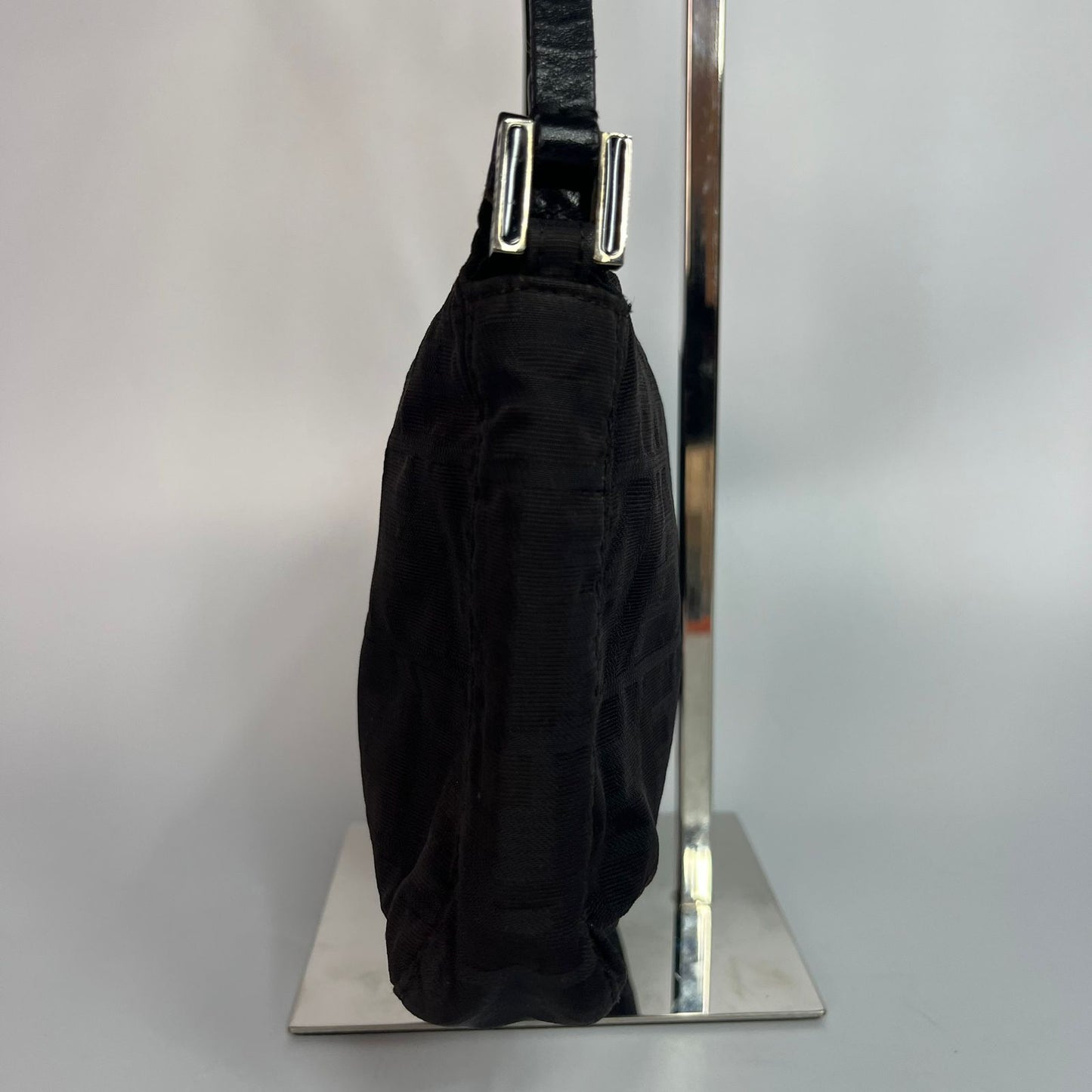 Fendi Zucca Shoulder Bag Black