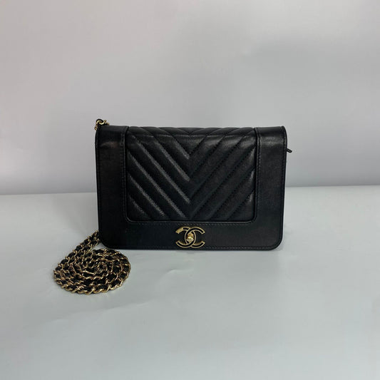 Chanel Mademoiselle WOC Black