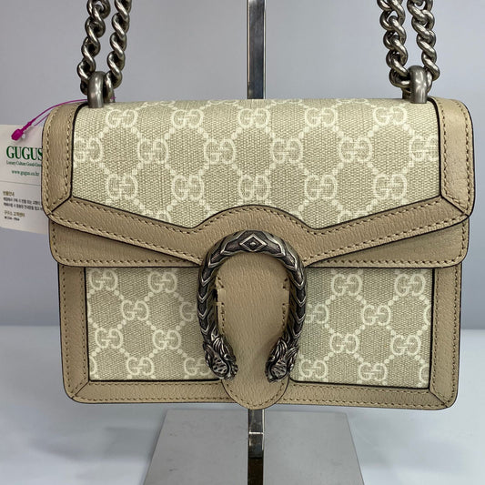 Gucci Dionysus GG Supreme Canvas Beige/White