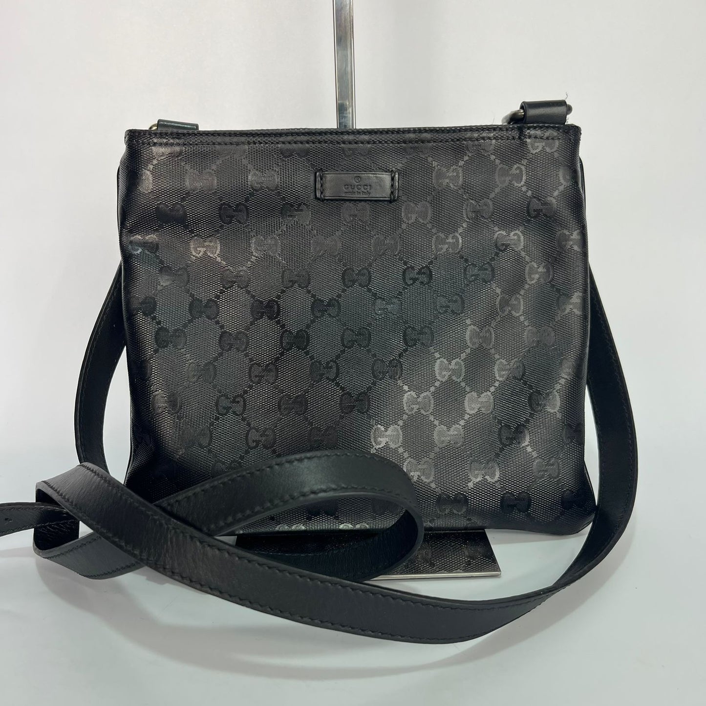 Gucci Imprime Coated Canvas Flat Messenger Bag