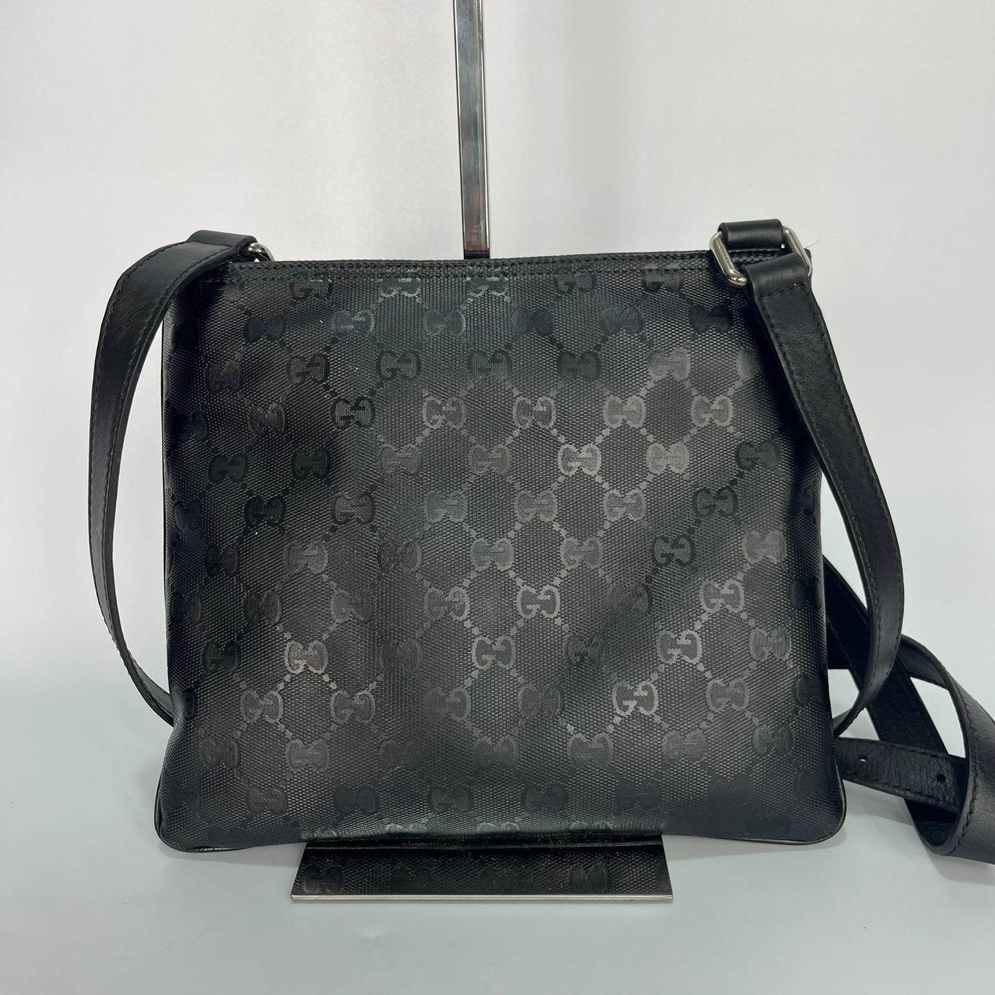 Gucci Imprime Coated Canvas Flat Messenger Bag