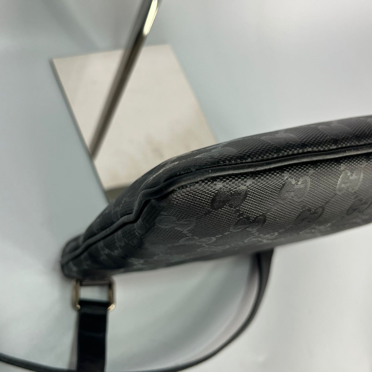 Gucci Imprime Coated Canvas Flat Messenger Bag