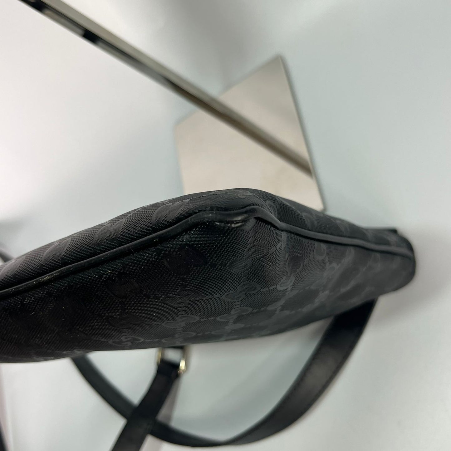 Gucci Imprime Coated Canvas Flat Messenger Bag