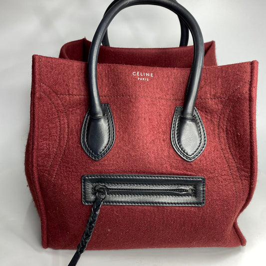 Celine Phantom Luggage Maroon