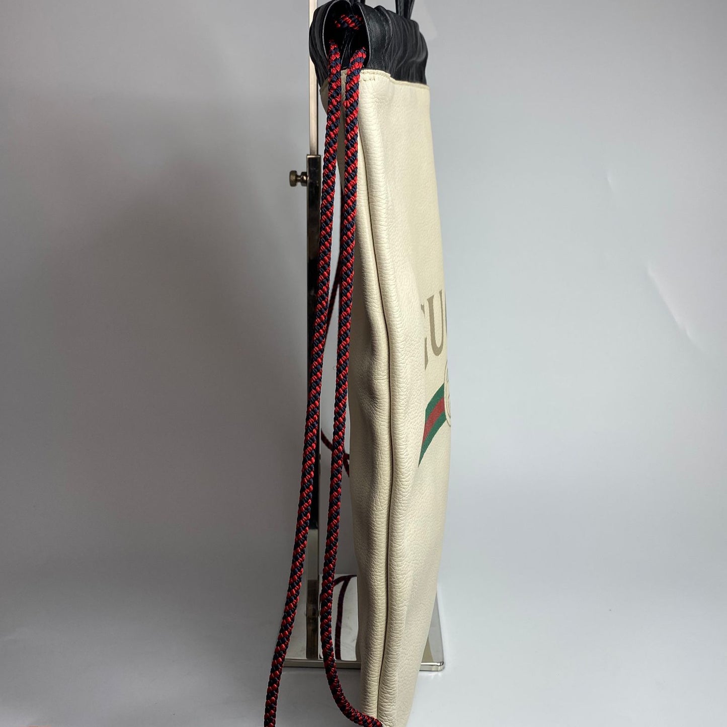 Gucci Backpack White Drawstring