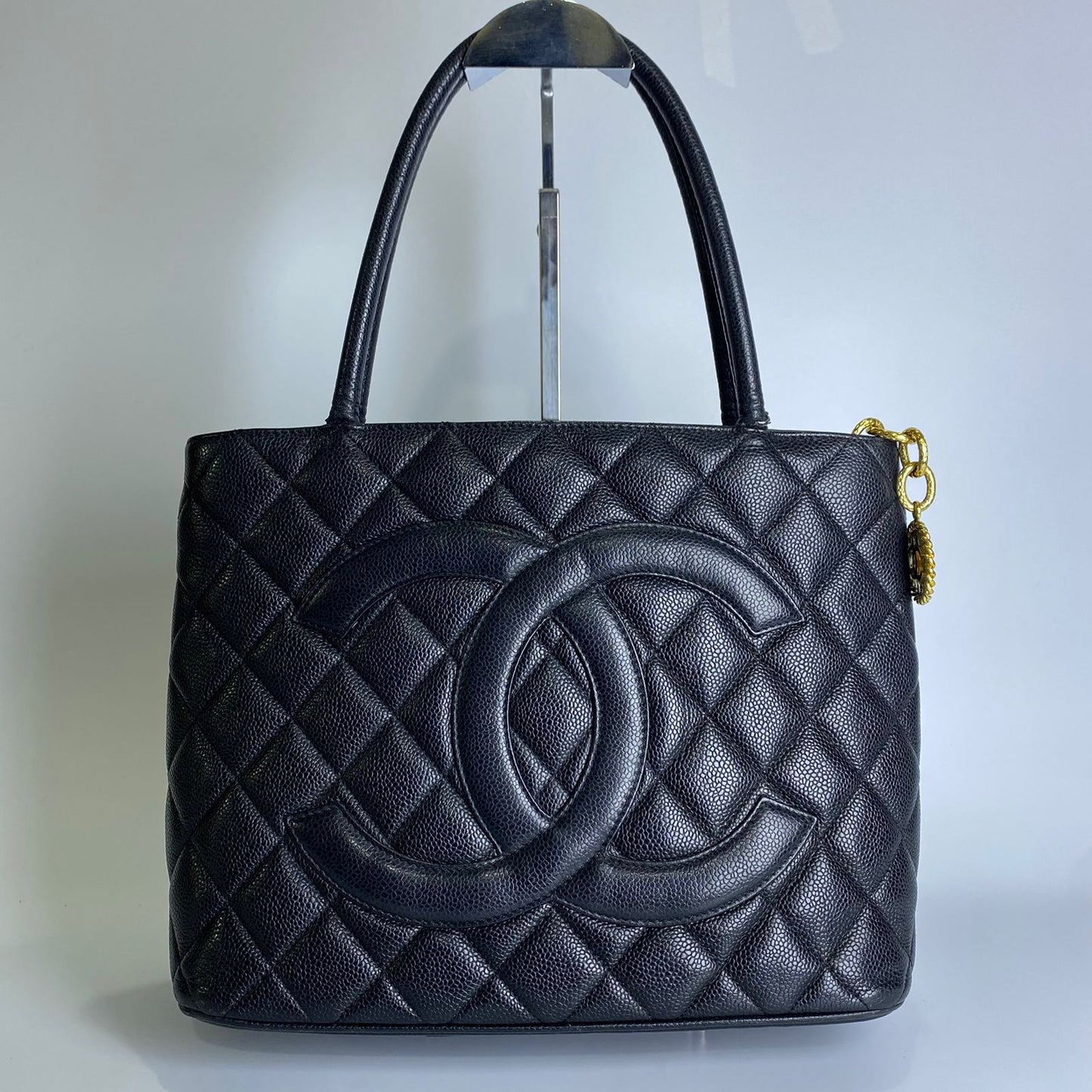Black Medalion Tote