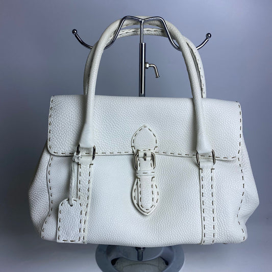 Fendi Selleria Linda Bag in White