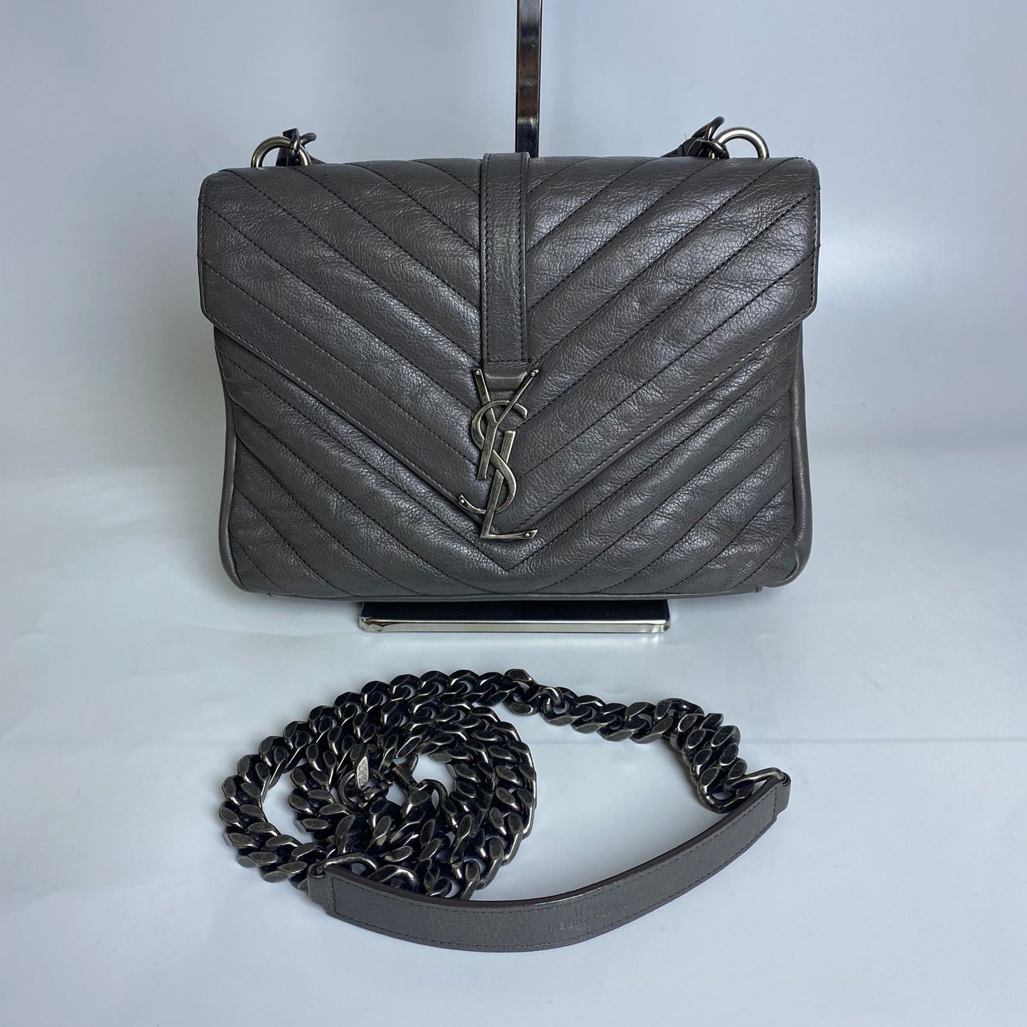 YSL College Medium Gray