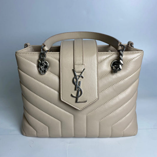 YSL Loulou Nude Leather
