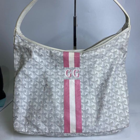 Goyard Boheme Hobo Bag with Personalized Paint