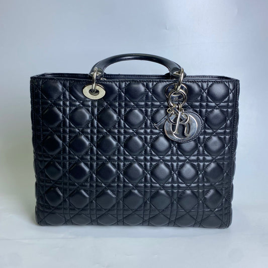 Dior Lady Large Black