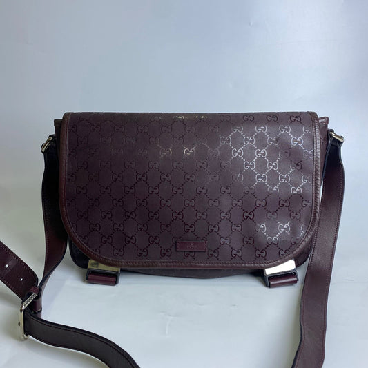Gucci Imprime Messenger Bag Red