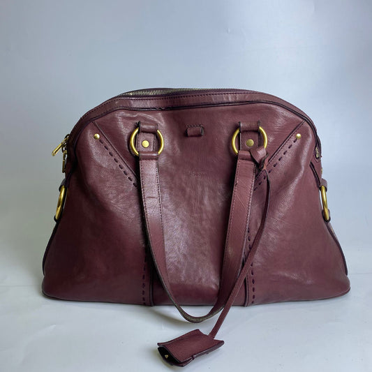 YSL Muse Leather Red
