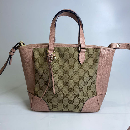 Gucci Bree Tote Pink Trims