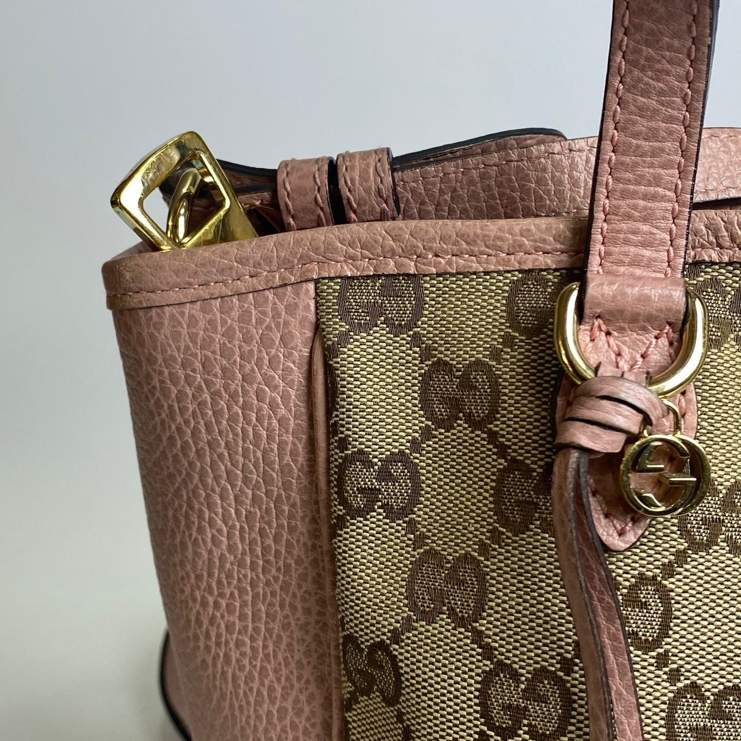 Gucci Bree Tote Pink Trims