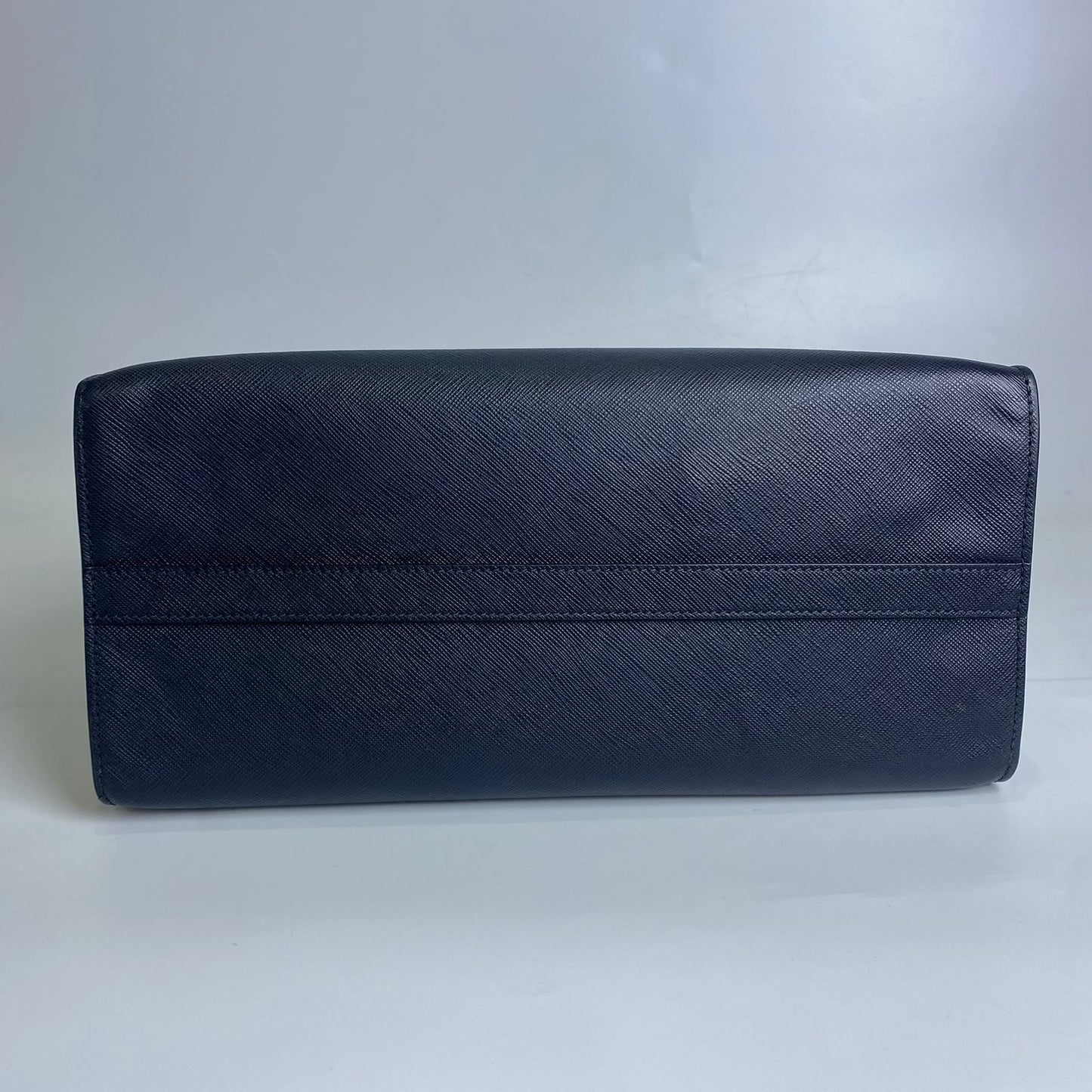 Prada Saffiano Leather Handbag in Black with GHW