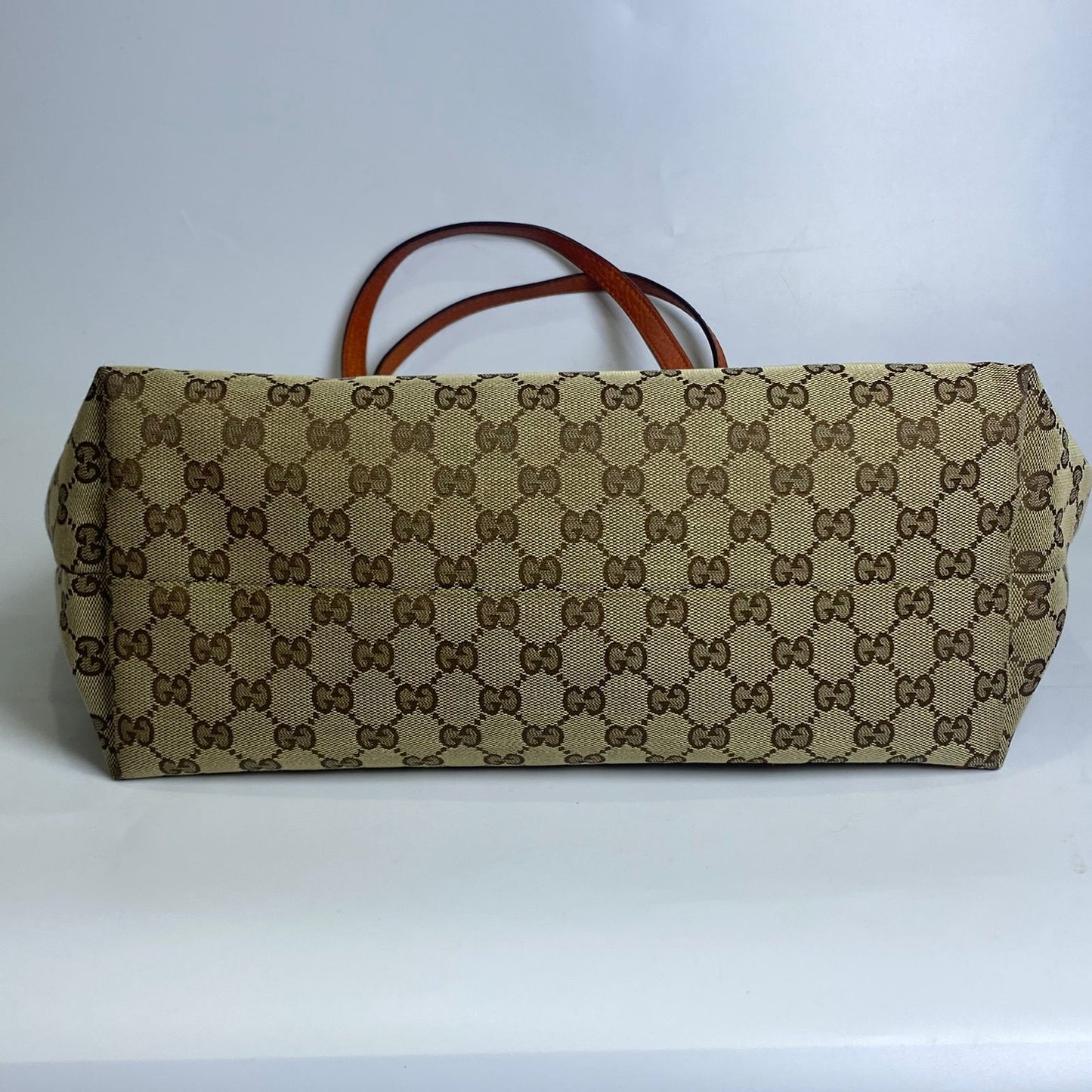 Gucci Bamboo Tassel GG Canvas Orange Trims