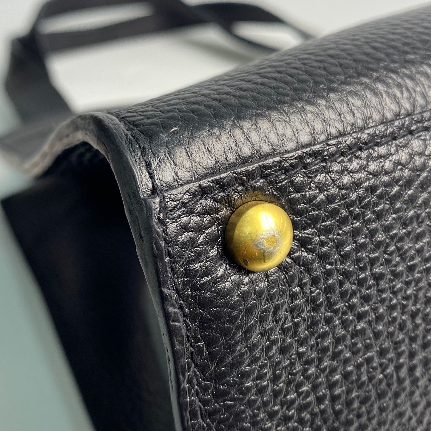 Chanel Vintage Leather Tote Black